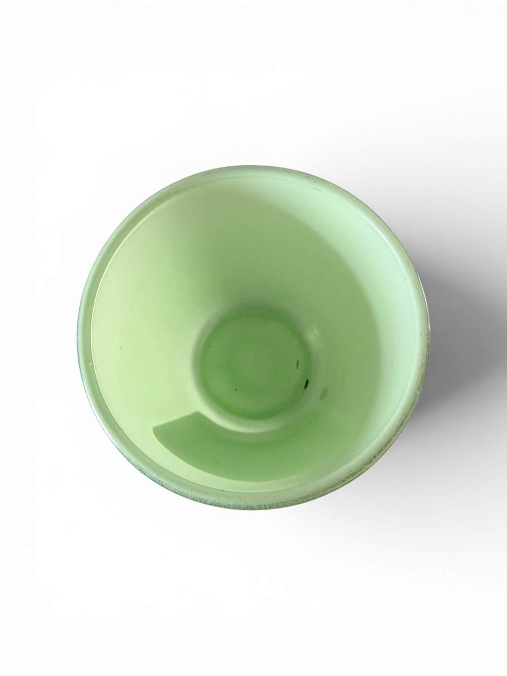 Rae Dunn by Magenta MAKEUP ADDICT Green Glass Makeup Brush Holder - Picture 4 of 5